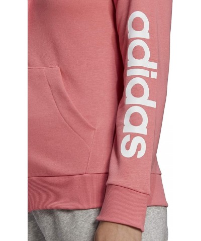 Women's Essentials Logo Full-Zip Hoodie Hazy Rose/White $25.09 Activewear