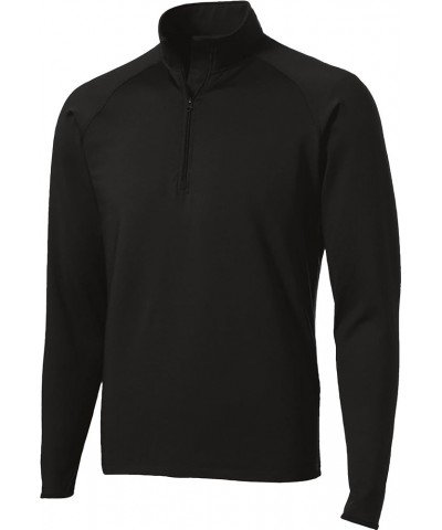 Men's Sport Wick Stretch 1/2 Zip Pullover Black $18.32 Sweaters