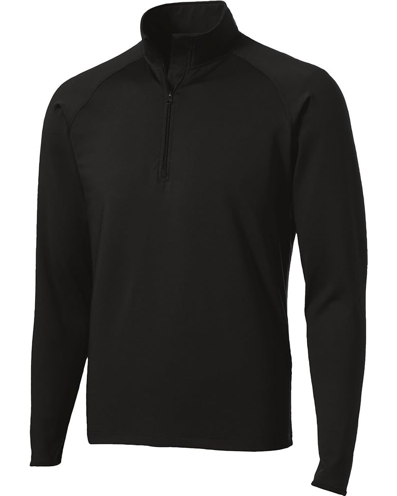 Men's Sport Wick Stretch 1/2 Zip Pullover Black $18.32 Sweaters