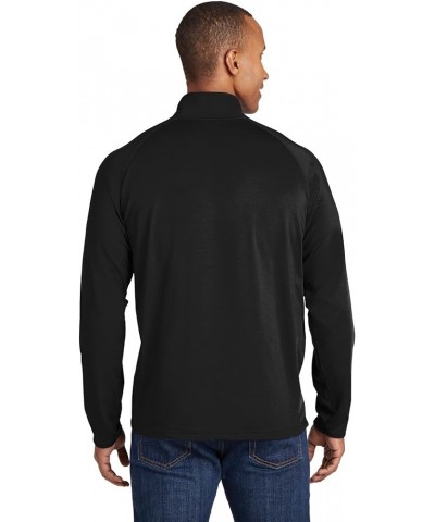 Men's Sport Wick Stretch 1/2 Zip Pullover Black $18.32 Sweaters