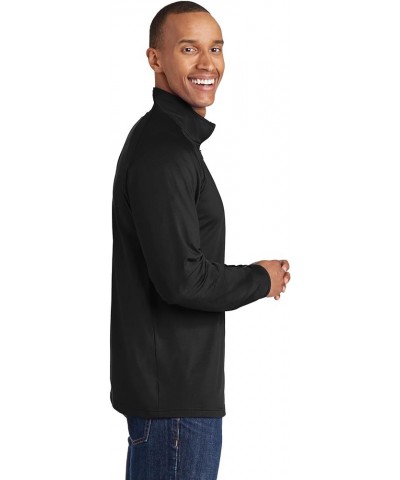 Men's Sport Wick Stretch 1/2 Zip Pullover Black $18.32 Sweaters