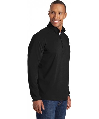 Men's Sport Wick Stretch 1/2 Zip Pullover Black $18.32 Sweaters