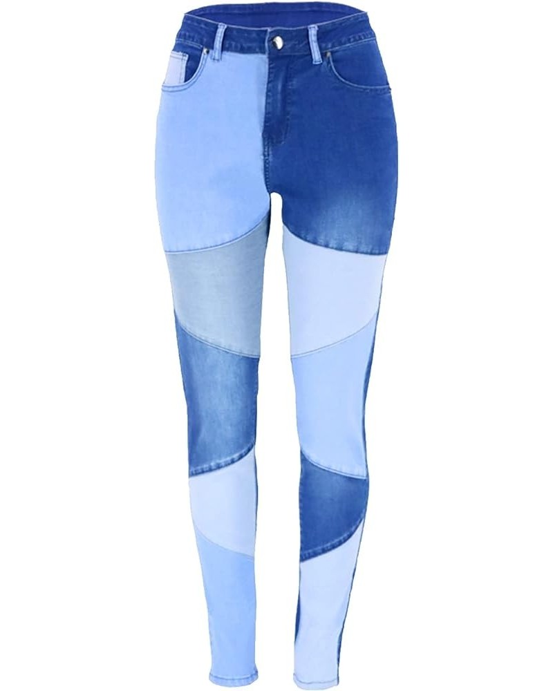 Women's Boyfriend Jeans Distressed Slim Fit Ripped Denim Pants Comfy Stretch Skinny Jeans S9079blue $19.46 Jeans